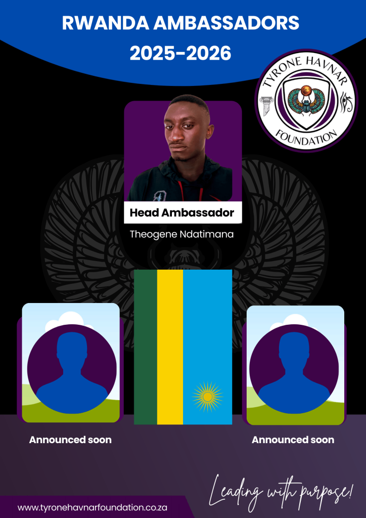 Tyrone Havnar Foundation Rwanda Ambassadors