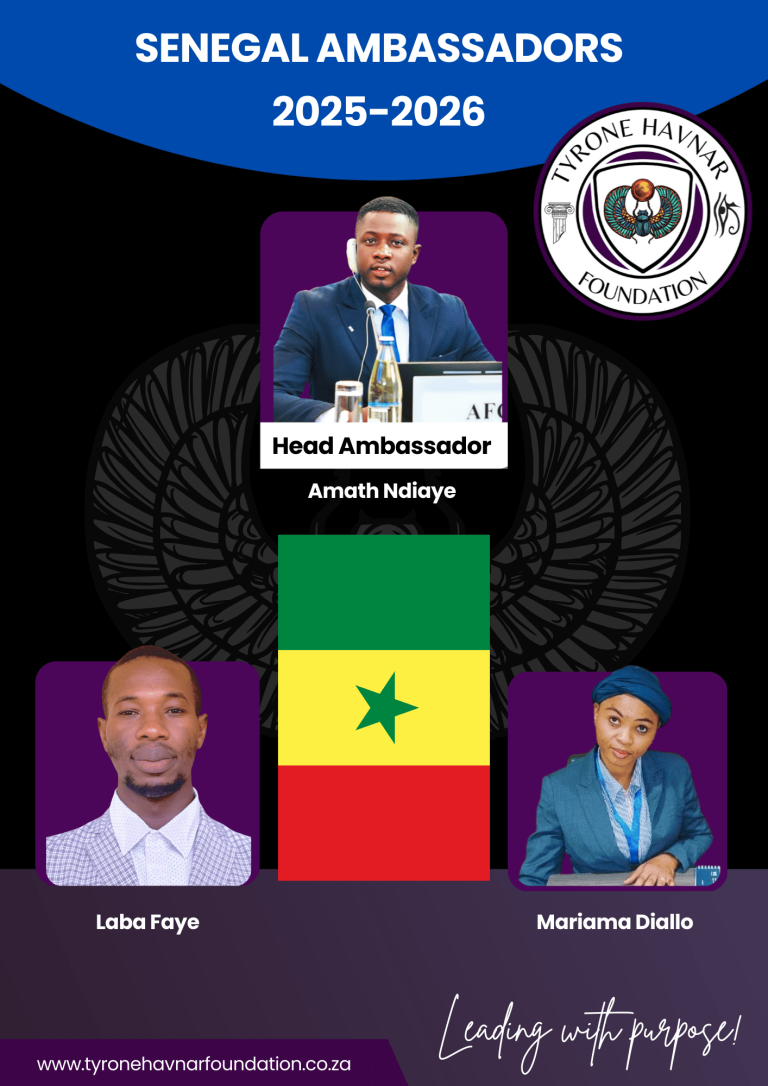 Senegal ambassadors Tyrone Havnar Foundation