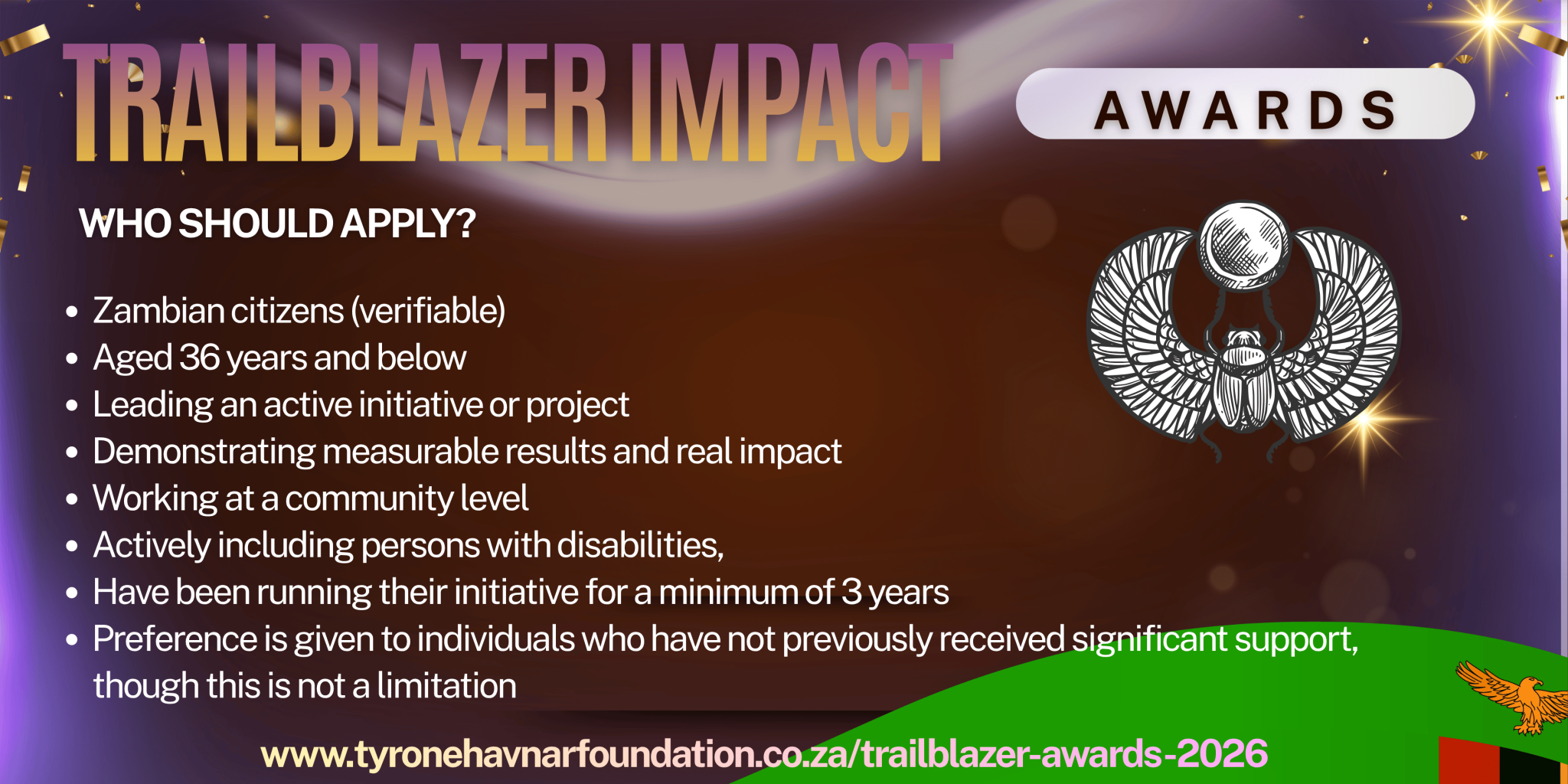 APPLICATION PROCESS Submit your application or nomination Internal review and scoring Field verification (for selected applicants) Final evaluation and selection Invitation to the awards Only shortlisted applicants will proceed beyond the initial review stage.